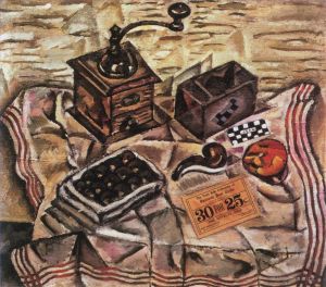 Joan Miró œuvre - Nature morte au moulin à café