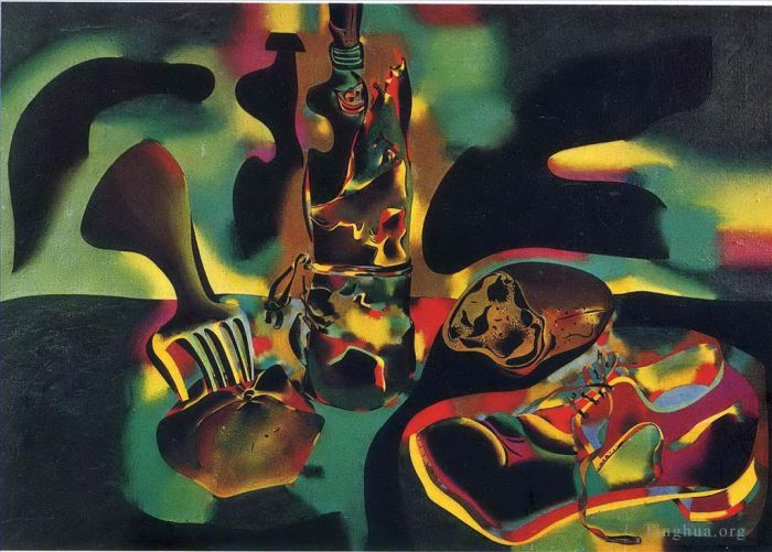Joan Miró Types de peintures - Nature morte avec une vieille chaussure