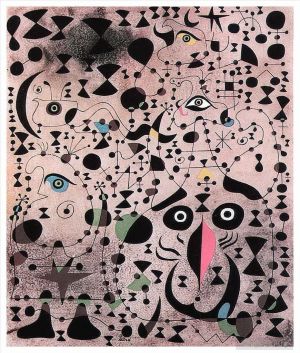Joan Miró œuvre - Le bel oiseau révélant l’inconnu à un couple d’amoureux