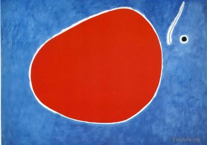 Joan Miró Types de peintures - Le vol de la libellule devant le soleil