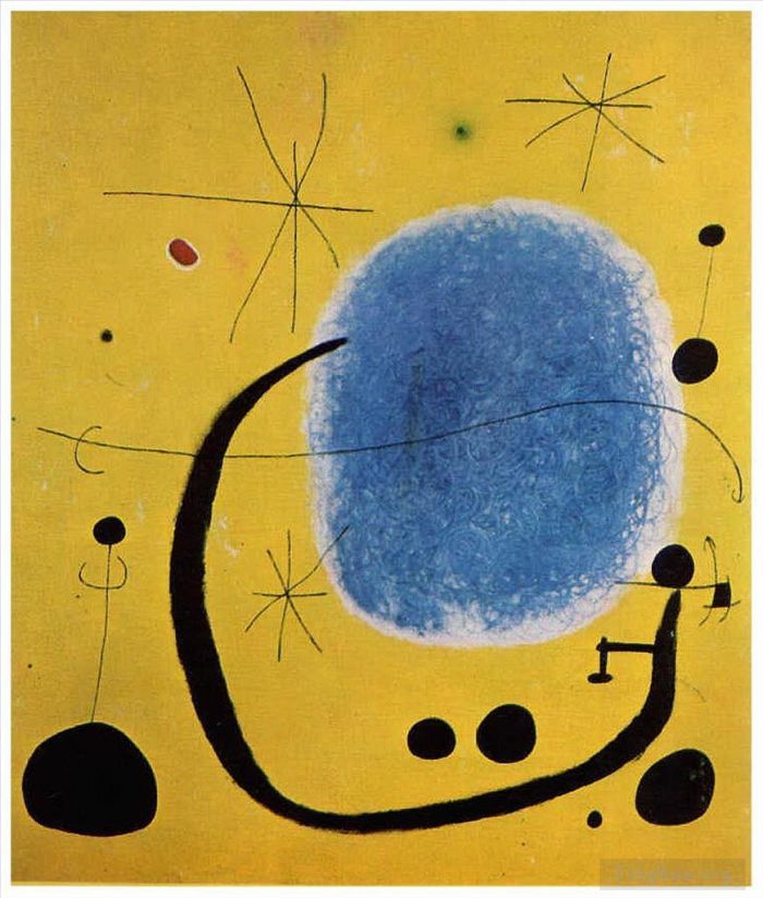 Joan Miró Types de peintures - L'Or de l'Azur