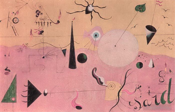 Joan Miró Types de peintures - Le chasseur