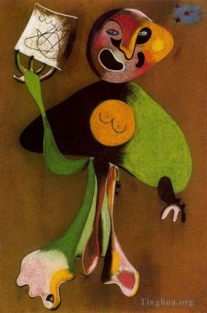 Joan Miró œuvre - Femme chanteuse d'opéra