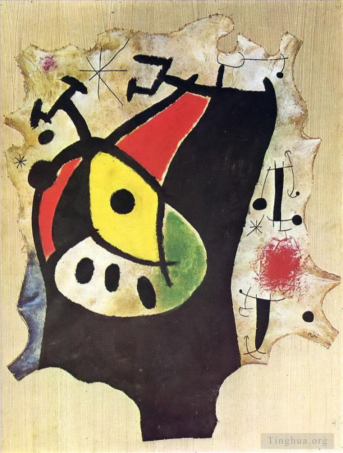 Joan Miró Types de peintures - Femme dans la nuit