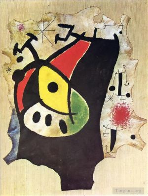 Joan Miró œuvre - Femme dans la nuit