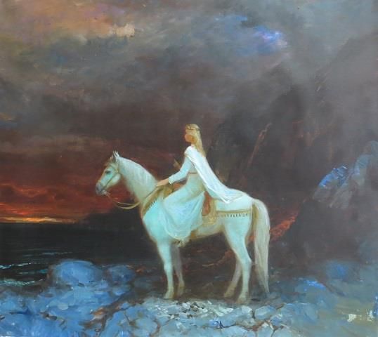 Komarov Nikolai Peinture à l'huile - Ombre