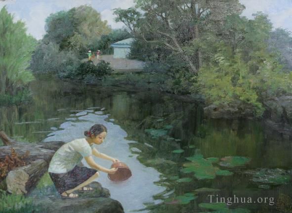 Li Jiahui Peinture à l'huile - En vacances