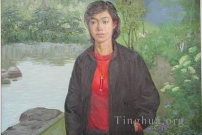Li Jiahui Peinture à l'huile - Jeune femme