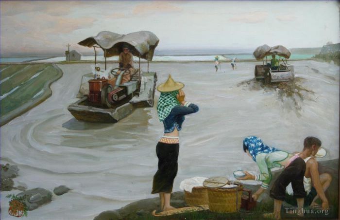 Li Jiahui Peinture à l'huile - Saison agricole