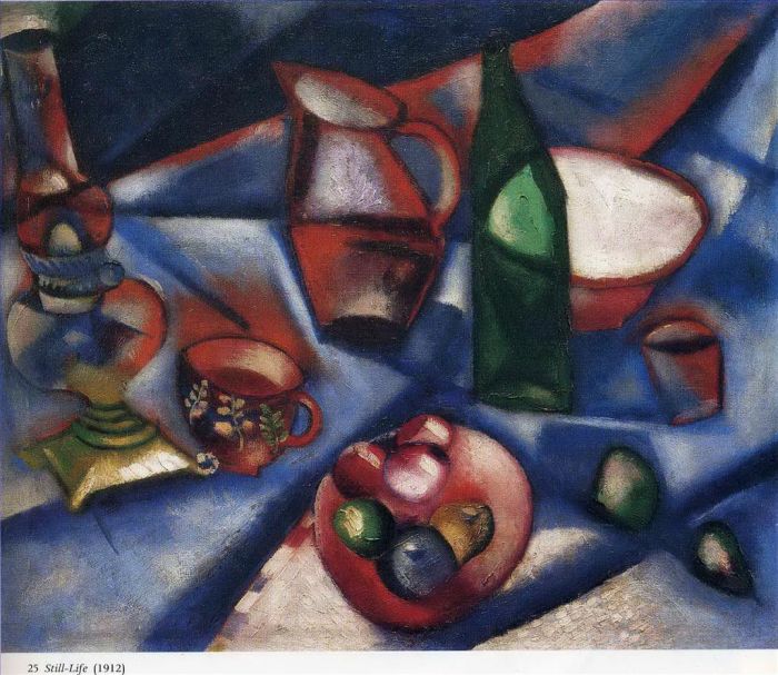 Marc Chagall Peinture à l'huile - Nature morte