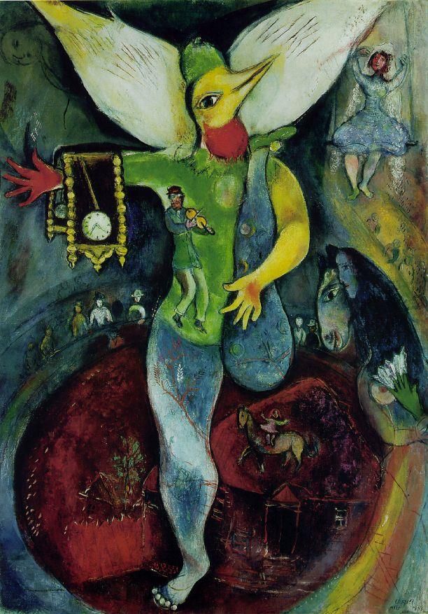 Marc Chagall Peinture à l'huile - Le Juggernaut