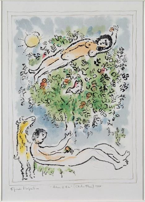 Marc Chagall Types de peintures - Un arbre en fleur