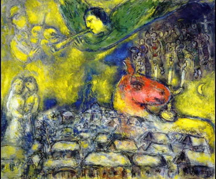 Marc Chagall Types de peintures - Ange sur Vitebsk