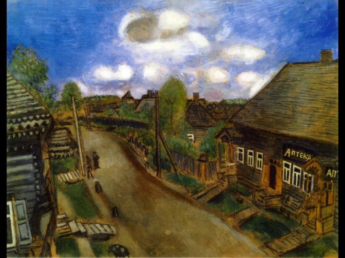 Marc Chagall Types de peintures - Apothicaire à Vitebsk