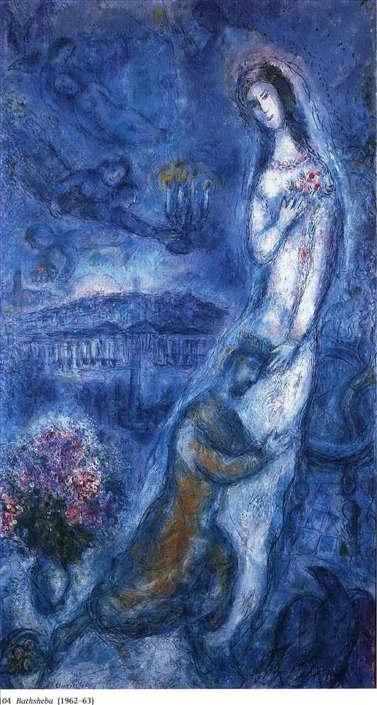 Marc Chagall Types de peintures - Bethsabée