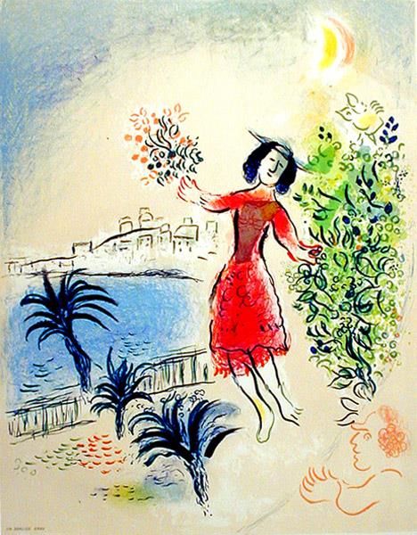 Marc Chagall Types de peintures - Baie de Nice