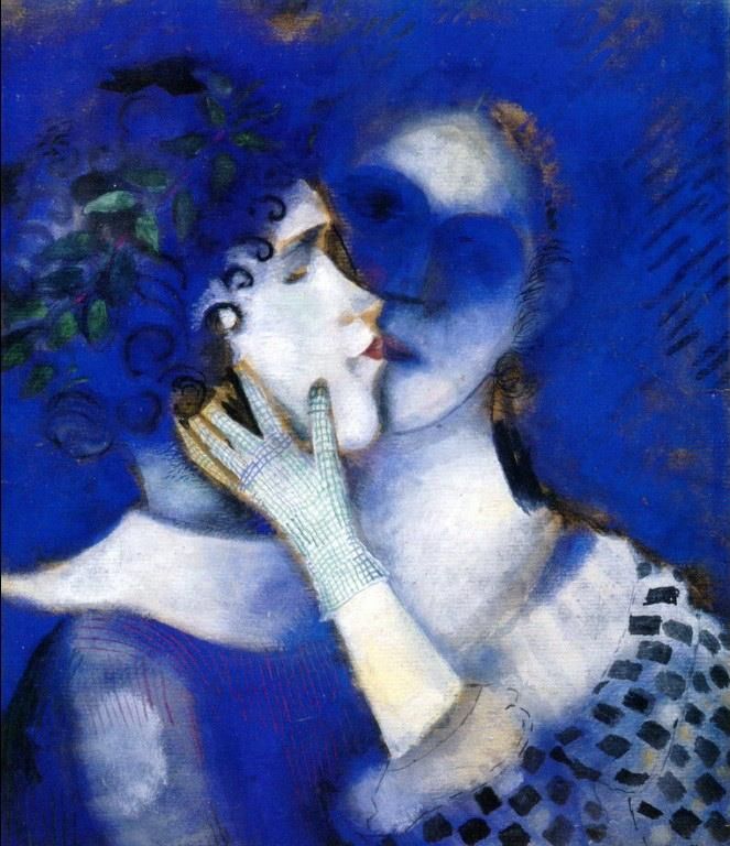 Marc Chagall Types de peintures - Amoureux du bleu