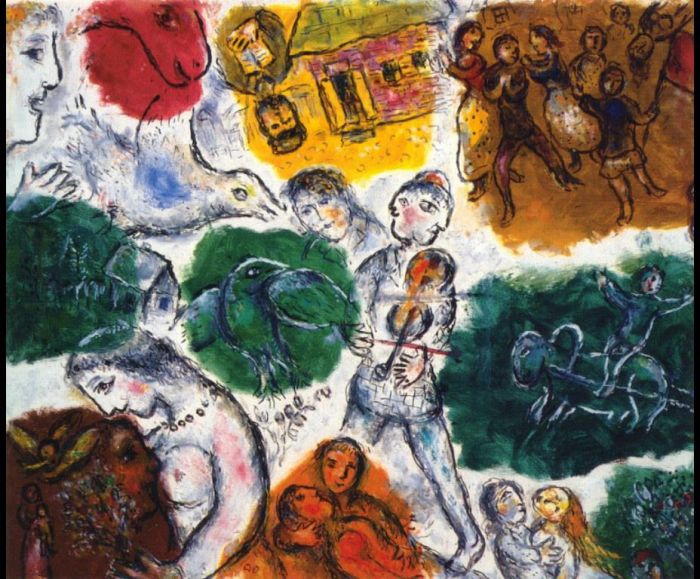 Marc Chagall Types de peintures - Composition