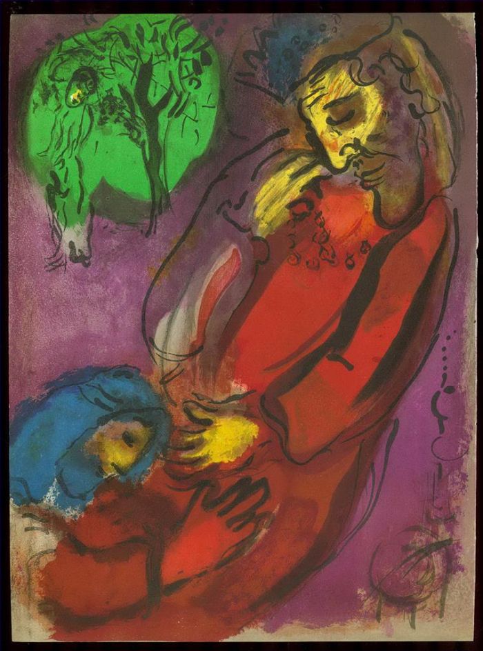 Marc Chagall Types de peintures - David et Absalom