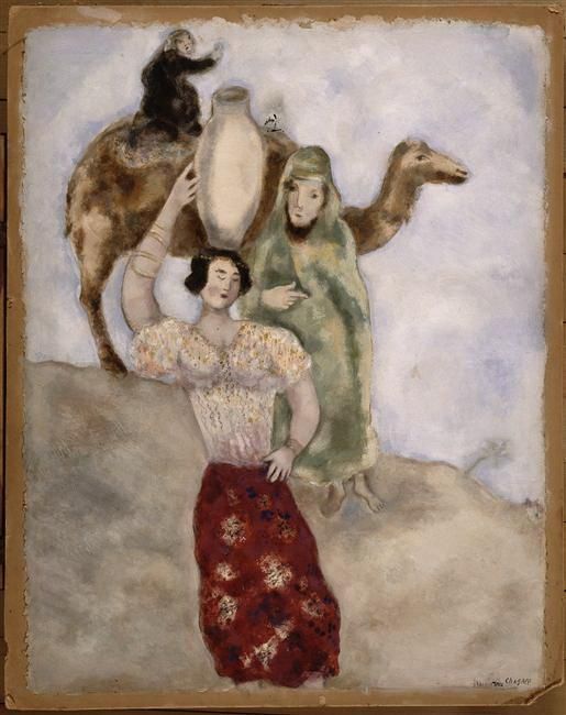 Marc Chagall Types de peintures - Eliézer et Rebecca