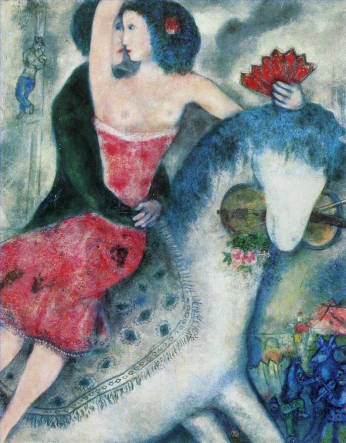Marc Chagall Types de peintures - Équestre 2