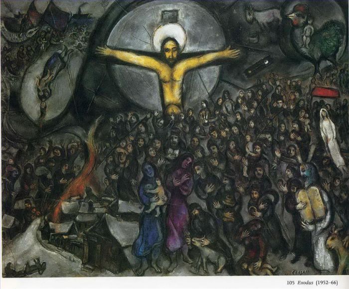 Marc Chagall Types de peintures - Exode
