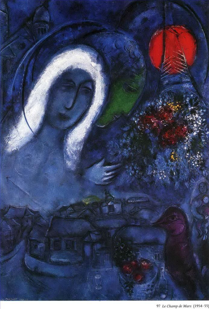 Marc Chagall Types de peintures - Champ de Mars