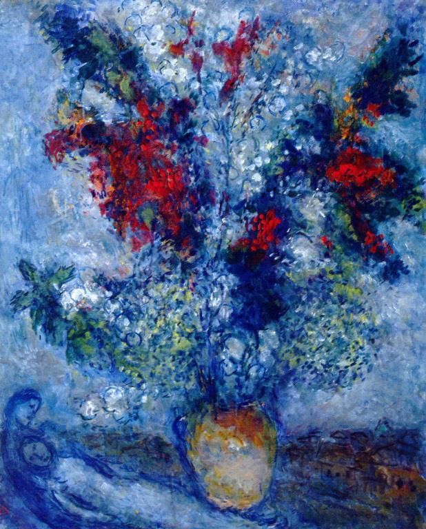 Marc Chagall Types de peintures - Bouquet de fleurs