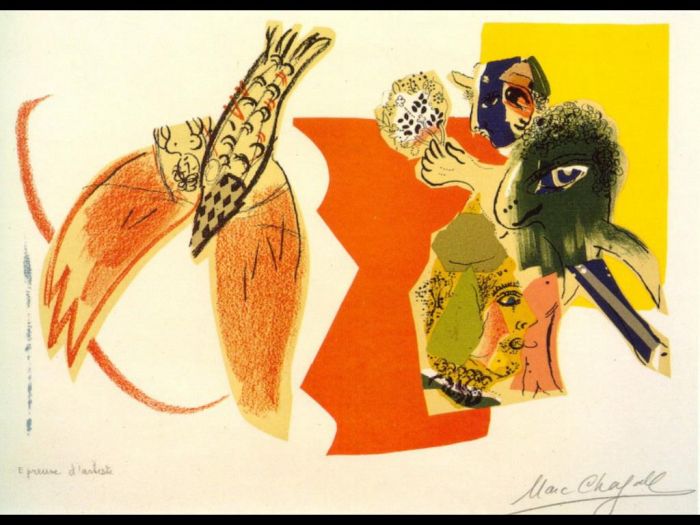 Marc Chagall Types de peintures - Poisson volant