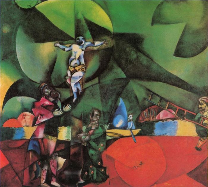 Marc Chagall Types de peintures - Golgotha