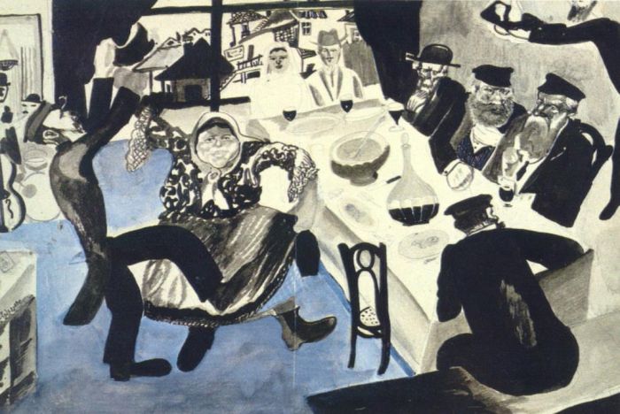Marc Chagall Types de peintures - Mariage juif