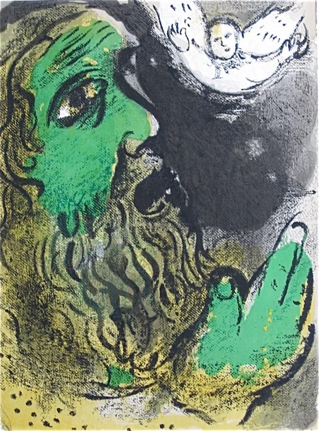 Marc Chagall Types de peintures - Lithographie Job prie