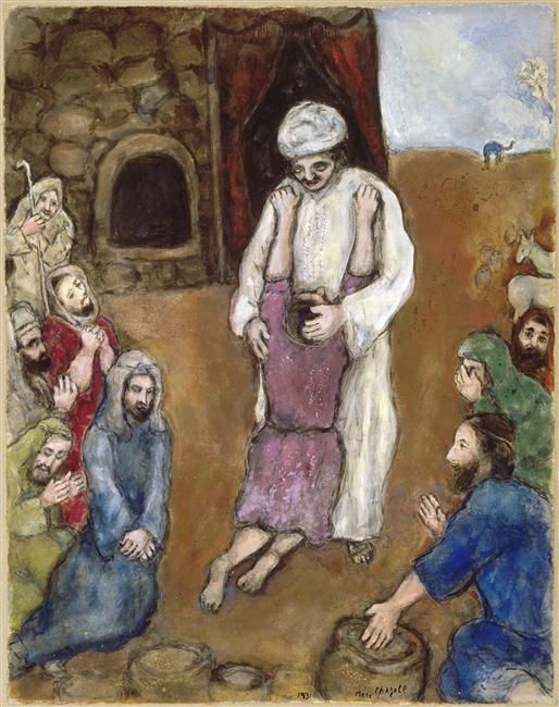 Marc Chagall Types de peintures - Joseph a été reconnu par ses frères