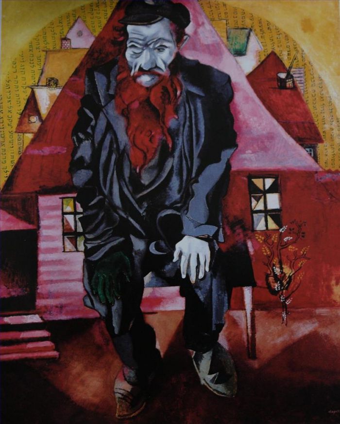 Marc Chagall Types de peintures - Le Juif Rouge