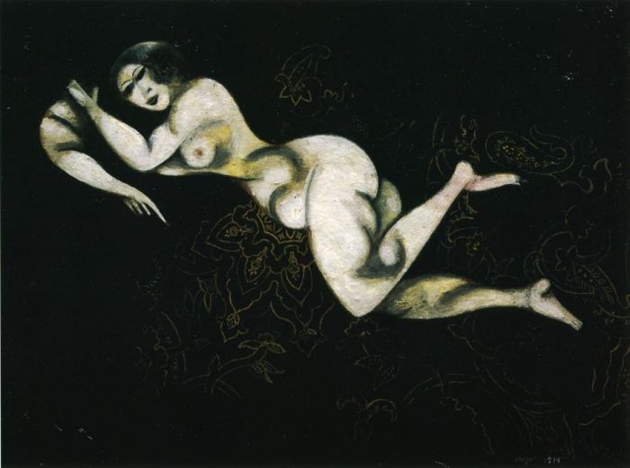 Marc Chagall Types de peintures - Nu couché