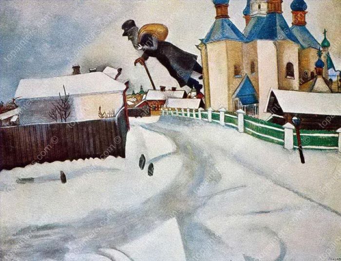 Marc Chagall Types de peintures - Au-dessus de Vitebsk