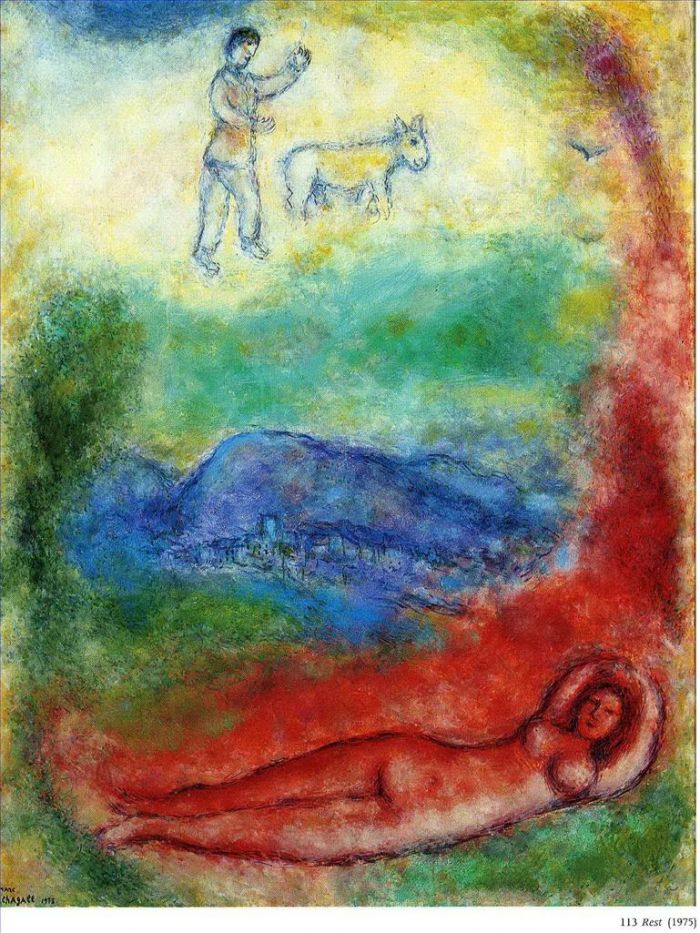 Marc Chagall Types de peintures - Repos