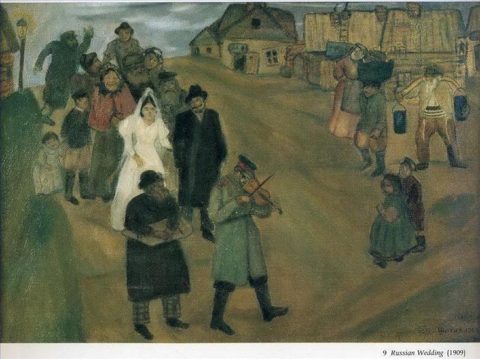 Marc Chagall Types de peintures - Mariage russe