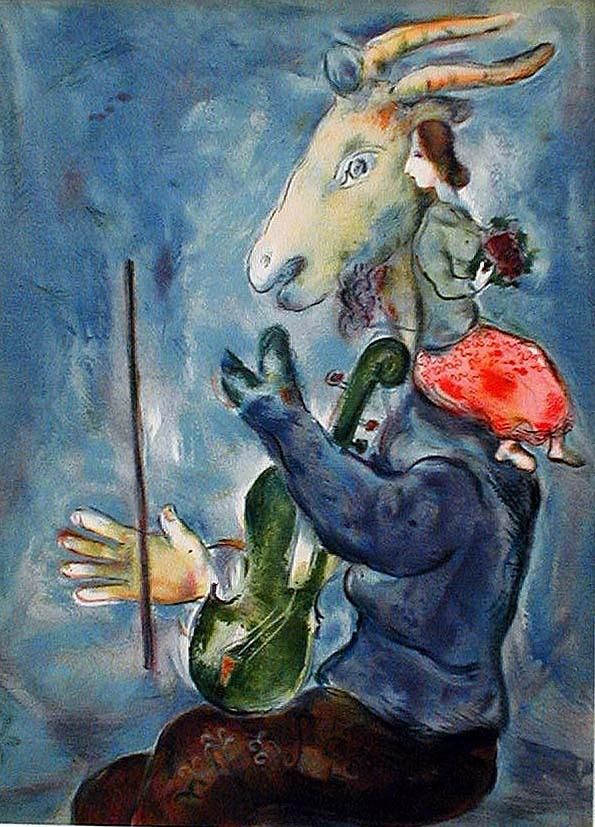 Marc Chagall Types de peintures - Printemps