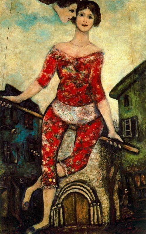 Marc Chagall Types de peintures - L'acrobate