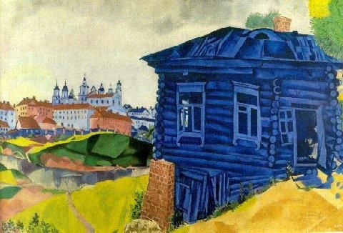 Marc Chagall Types de peintures - La Maison Bleue