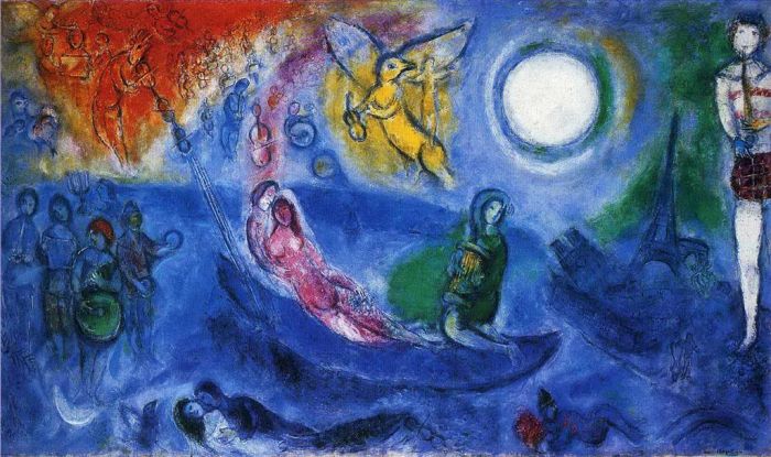 Marc Chagall Types de peintures - Le concert