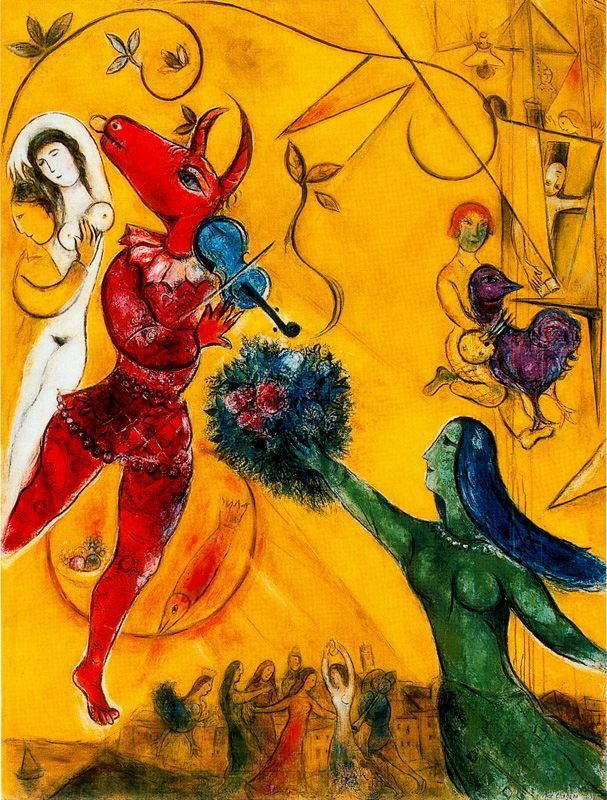 Marc Chagall Types de peintures - La danse