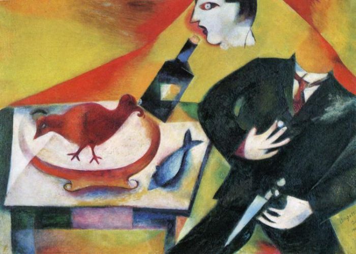 Marc Chagall Types de peintures - L'ivrogne