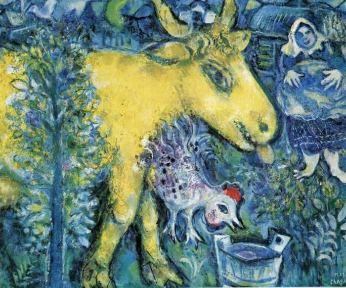 Marc Chagall Types de peintures - La basse-cour