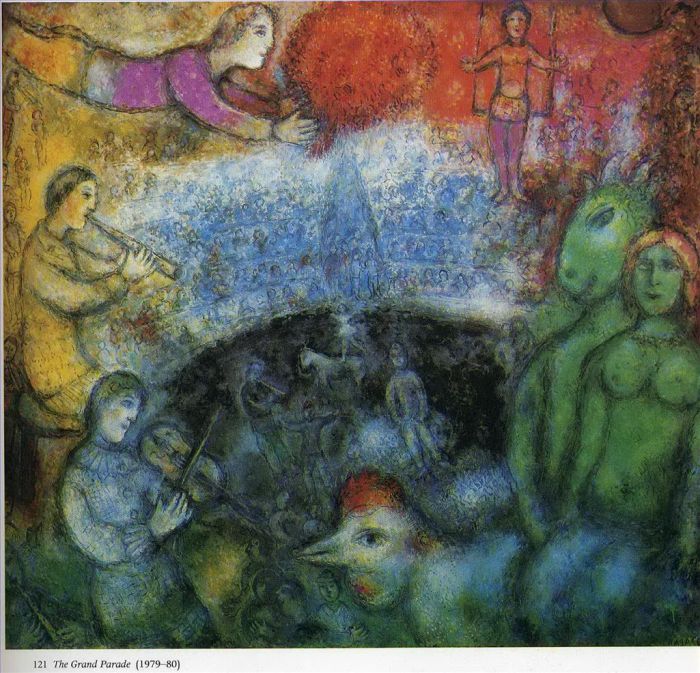 Marc Chagall Types de peintures - La grande parade
