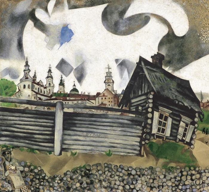 Marc Chagall Types de peintures - La maison en gris