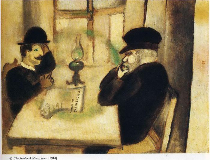 Marc Chagall Types de peintures - Le journal de Smolensk