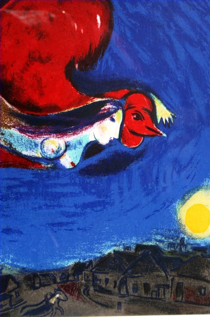 Marc Chagall Types de peintures - Le village de nuit