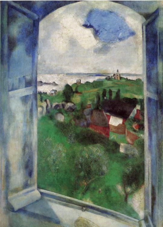 Marc Chagall Types de peintures - La fenêtre